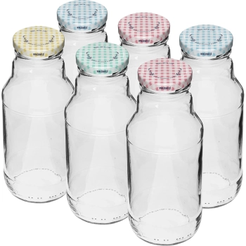 Butelka TO na sok 330 ml z zakrętką fi 43 - 6 szt.