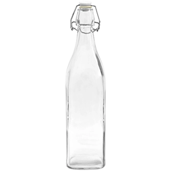Butelka Kwadrat z hermetycznym zamknięciem 0,5 L