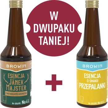 Zestaw esencji Jänek Majster 40 ml + Przepalanka 40 ml