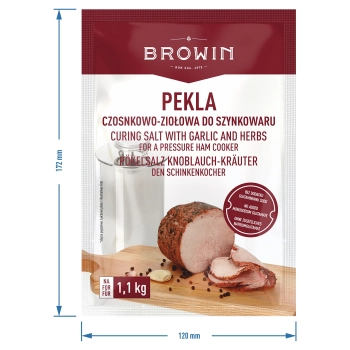 Peklosól Pekla czosnkowo-ziołowa do szynkowaru, 100 g