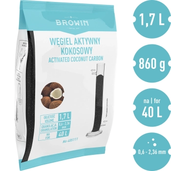 Węgiel aktywny kokosowy 0,86 kg