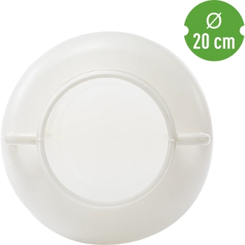 Beczka Kiszonka 60L - biała, uchwyty