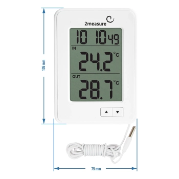 Termometr – elektroniczny, czujnik, biały