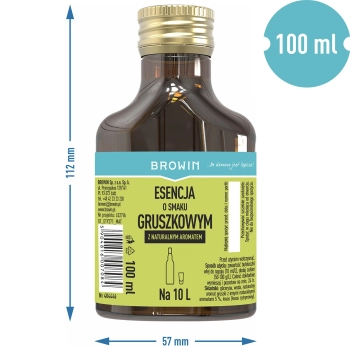 Esencja o smaku gruszkowym - likier gruszkowy, zaprawka 100 ml
