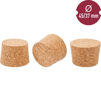 Korek z korka 45/37mm 5szt.