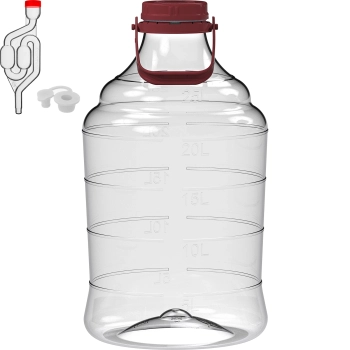 Balon do wina lekki, nietłukący, z uchwytem, 25 L