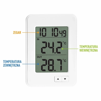 Termometr – elektroniczny, czujnik, biały