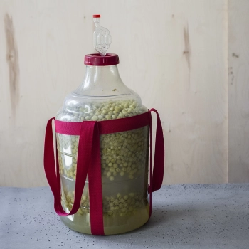 Balon do wina lekki, nietłukący, z szelkami, 20 L