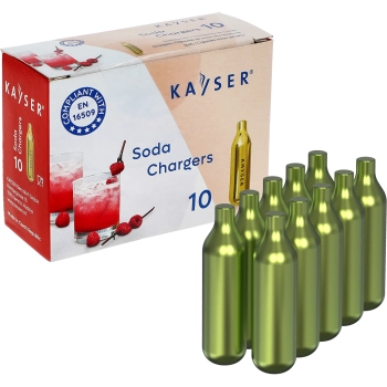 Naboje do saturatora SodaJoy, Kayser 10 szt.