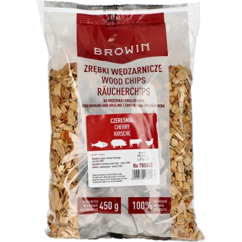 Zrębki do wędzenia/grillowania, czereśnia, 450 g, kl. 10