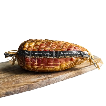 Siatka wędliniarska z etykietą, o wymiarach 15 cm x 4 m, z wytrzymałością termiczną 125C