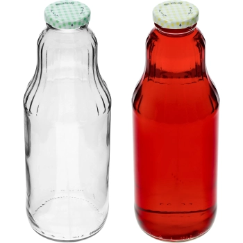 Butelka na sok 1 L z zakrętką twist off - fi 43
