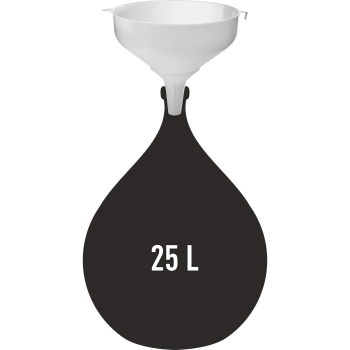 Lejek plastikowy biały fi 25cm