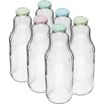 Butelka na sok 1 L z zakrętką twist off - fi 43