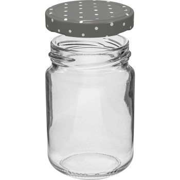 Słoik TO 156 ml kolorowa zakrętka fi 53/4 -6 szt.