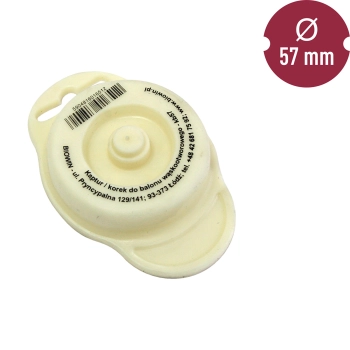 Korek / kaptur do balonów z wąską szyjką fi57mm