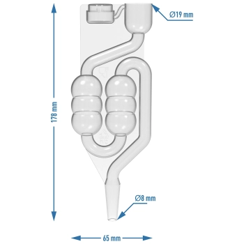 Rurka fermentacyjna 6-komorowa v2