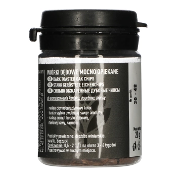 Płatki dębowe mocno opiekane, 20g