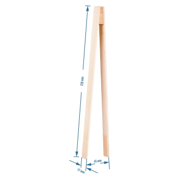 Szczypce drewniane, 22 cm