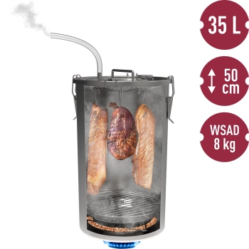 Wędzarnia domowa w garnku, 35 L, na kuchenkę gazową