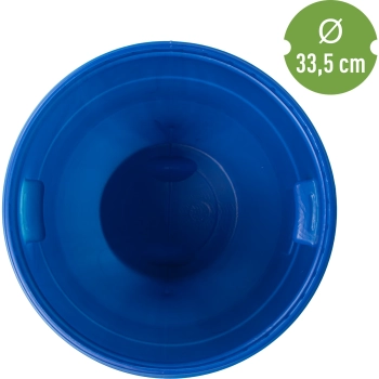Beczka na kapustę 60 L, z obręczą dociskową, niebieska, Sterk