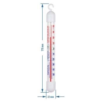 Termometr do lodówek i zamrażarek (-50C do +40C) 17cm