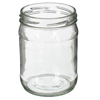 Słoik twist off 500 ml z kolorową zakrętką fi82/6 - 6szt.