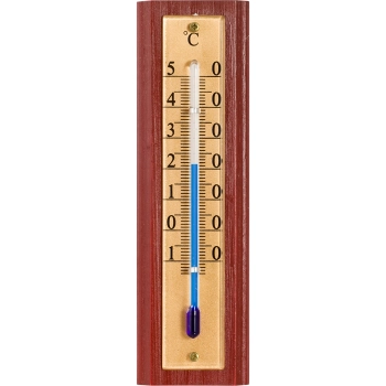 Termometr pokojowy ze złotą skalą (-10C do +50C) 12cm, mix