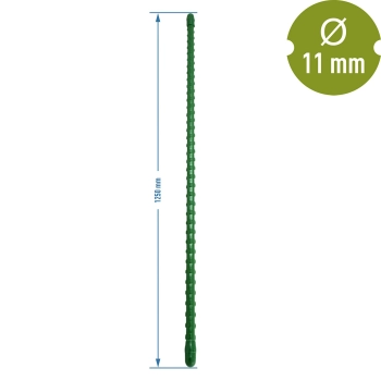 Tyczka stalowa powlekana PE 1,25m x 11mm