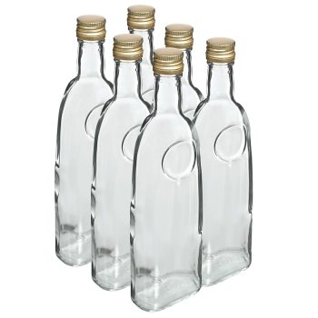 Butelka Staromiejska 500ml z zakrętką, 6szt.