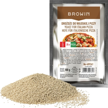 Suszone drożdże do pizzy włoskiej - 100 g