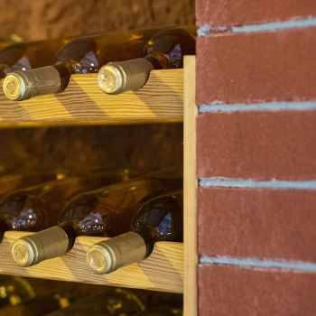 Regał drewniany na wino - 12 butelek