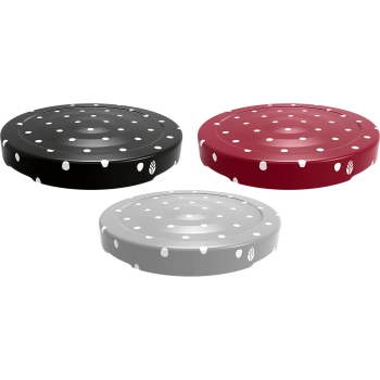 Zakrętka fi 43 mm kropki mix - 10 szt.
