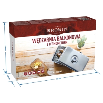 Wędzarnia balkonowa z termometrem