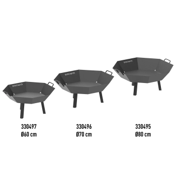Palenisko ogrodowe ø 80 cm - loftowe