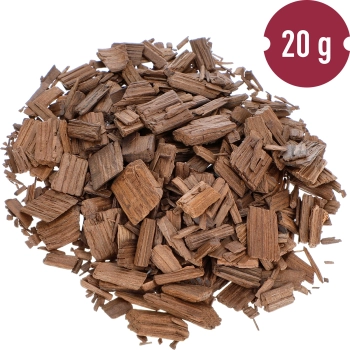 Płatki dębowe cynamonowe, mocno opiekane, 20g