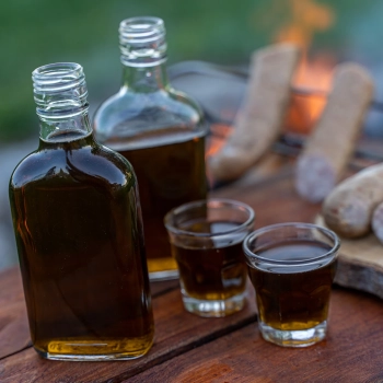 Butelka na nalewki piersiówka z zakr 200 ml 10 szt