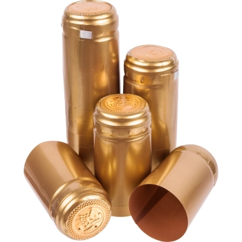 Kapturki z perforacją złote fi 31mm 100szt.