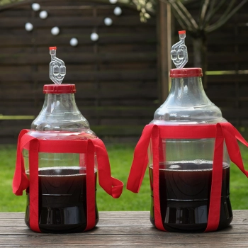 Balon do wina lekki, nietłukący, z szelkami, 10 L