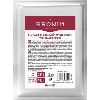Pożywka do drożdży winiarskich, 100 g