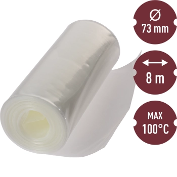 Osłonka poliamidowa wędliniarska 8m-fi73mm, 100C