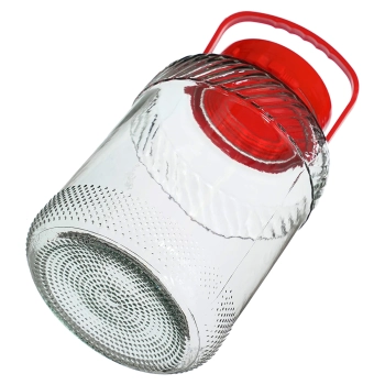 Słoik 5 L z plastikową pokrywą