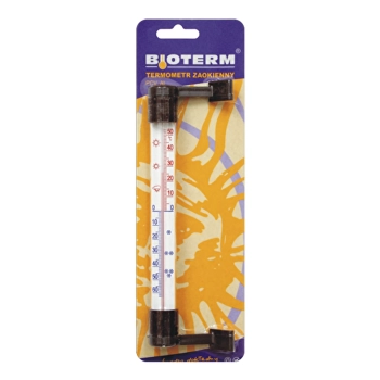 Termometr zewnętrzny brązowy (-50C do +50C) 18cm