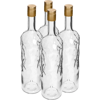 Butelka Lodowa 1L z zakrętką fi30/35, 4szt