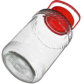 Słoik 8 L z plastikową pokrywą