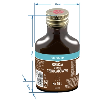 Esencja o smaku czekoladowym 100 ml na 10 L