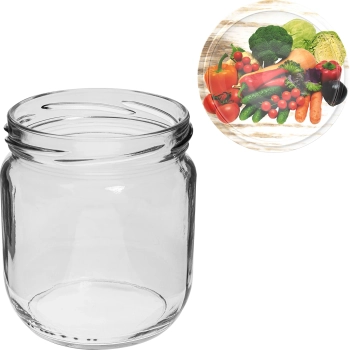 Słoik TO Gurken 425 ml zakrętką kolorową fi 82/6 - 6 szt.