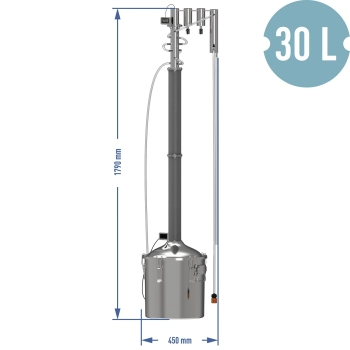 Destylator modułowy Convex elektryczny 30 L - Perun