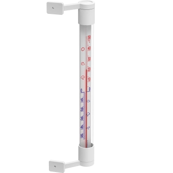 Termometr zewnętrzny biały (-50C do +50C) 22cm