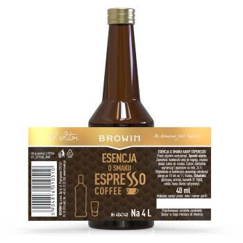 Esencja o smaku Espresso, na 4 L, 40 ml